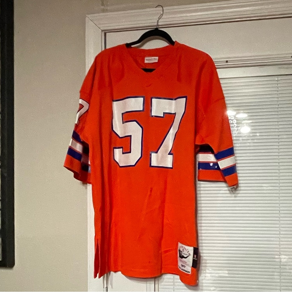 Mitchell & Ness Orange Throwback Jersey - image 1
